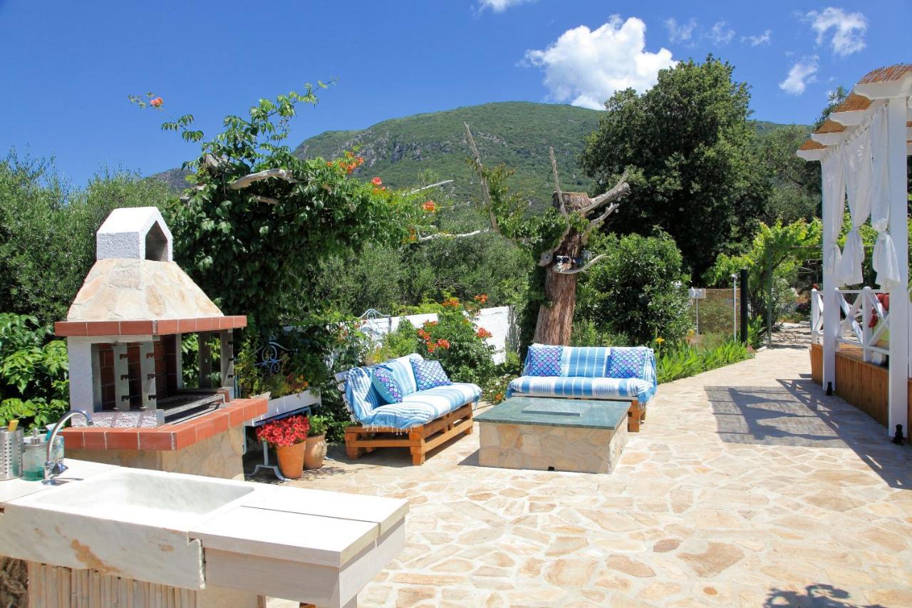 Blue Sky Cottage, Kanouli Beach Halikounas Exterior foto