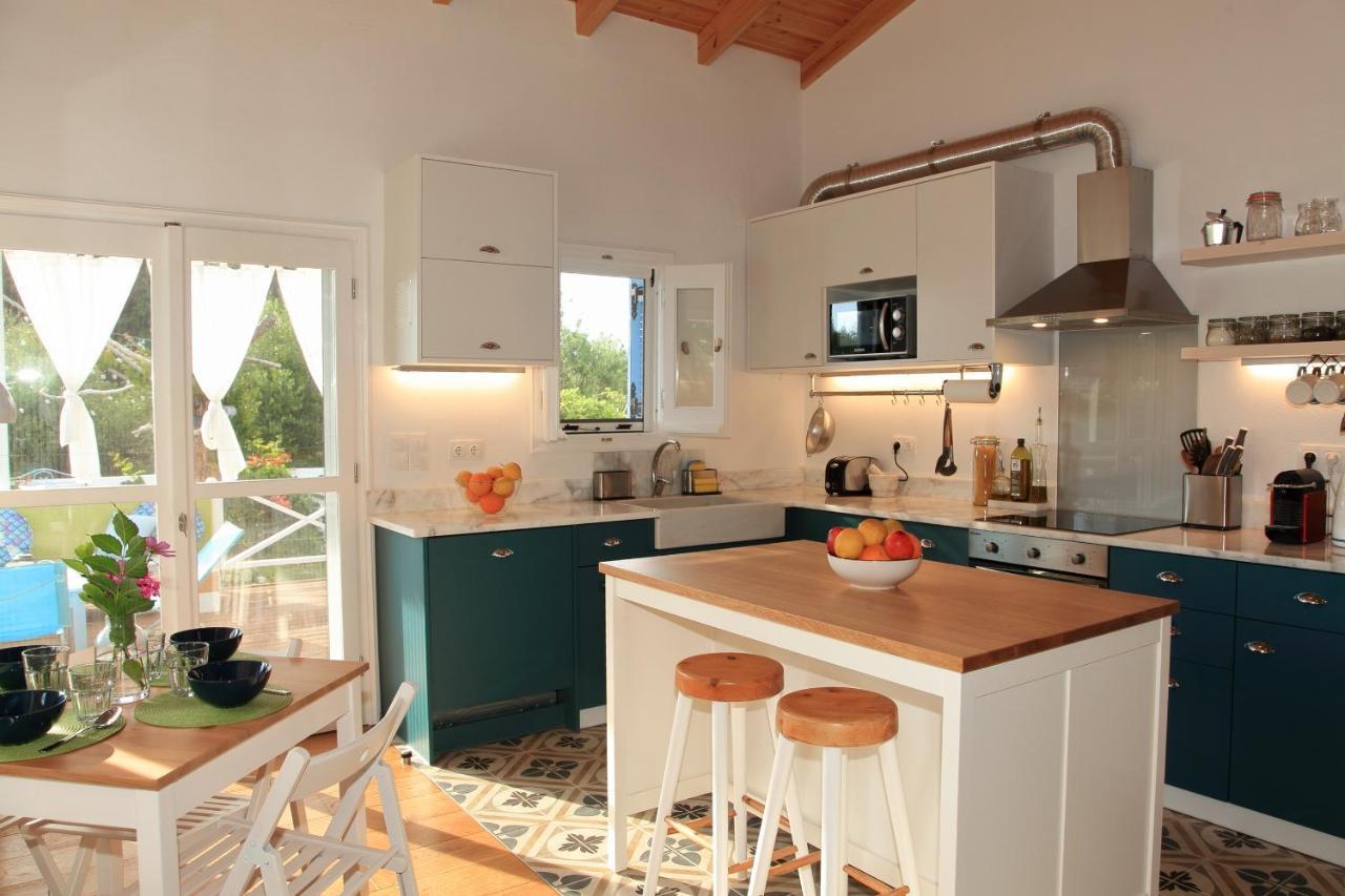 Blue Sky Cottage, Kanouli Beach Halikounas Exterior foto