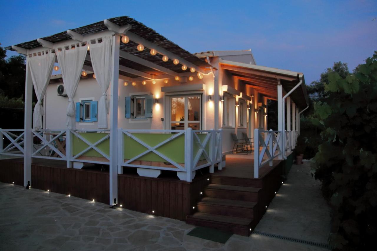 Blue Sky Cottage, Kanouli Beach Halikounas Exterior foto